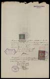 Registrazione n° 40 del Registro marche della Camera di commercio e industria di Zara (1896 lug. 22), rinnovo n° 102 (1906 giu. 6)