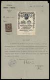 Certificato di rinnovo. Registrazione n° 173 del Registro marche della Camera di commercio e industria di Zara (1917 ott. 22)